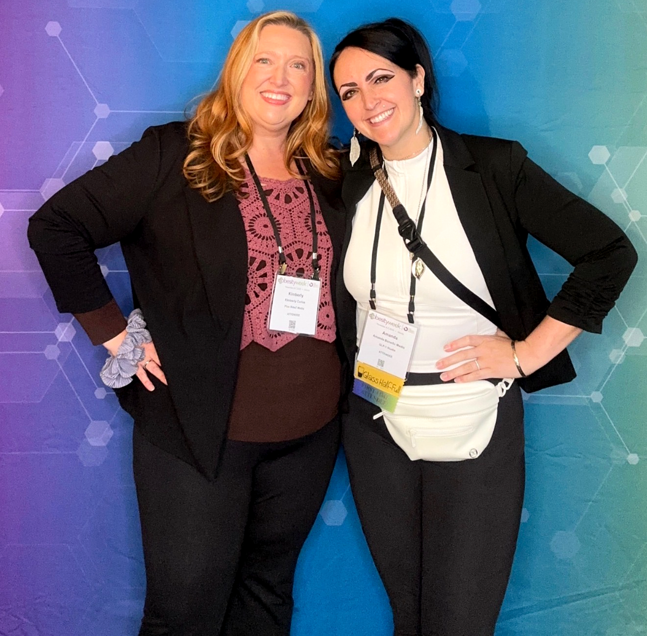 Kim Carlos and Amanda Bonello